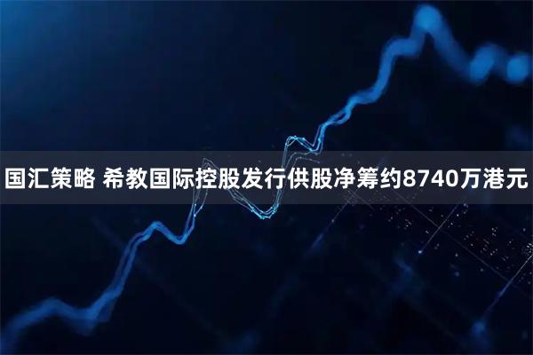 国汇策略 希教国际控股发行供股净筹约8740万港元