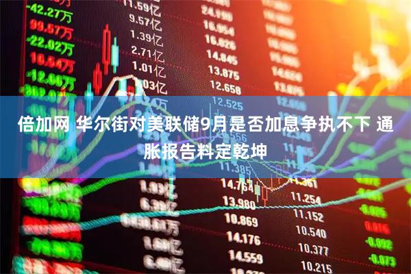 倍加网 华尔街对美联储9月是否加息争执不下 通胀报告料定乾坤